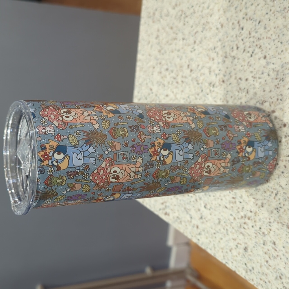 Fairy bluey tumbler